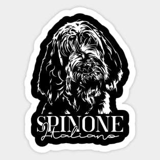 Funny Proud Spinone Italiano dog portrait Sticker